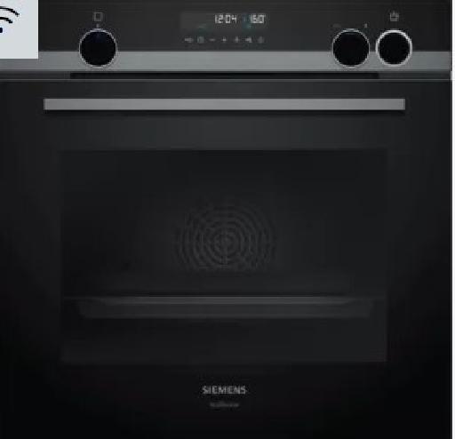 IQ500 Four multifonctionnel avec Added Steam 60 x 60 cm Noir REF HR478G5B6S - Siemens Electro